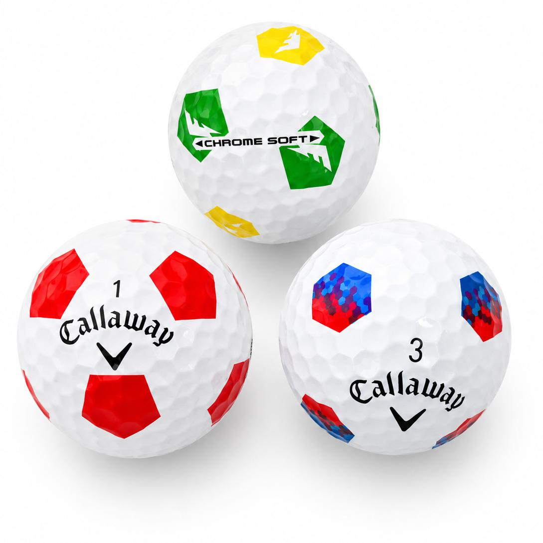 Callaway Truvis Chrome Soft and ERC Soft mix lake balls grade A