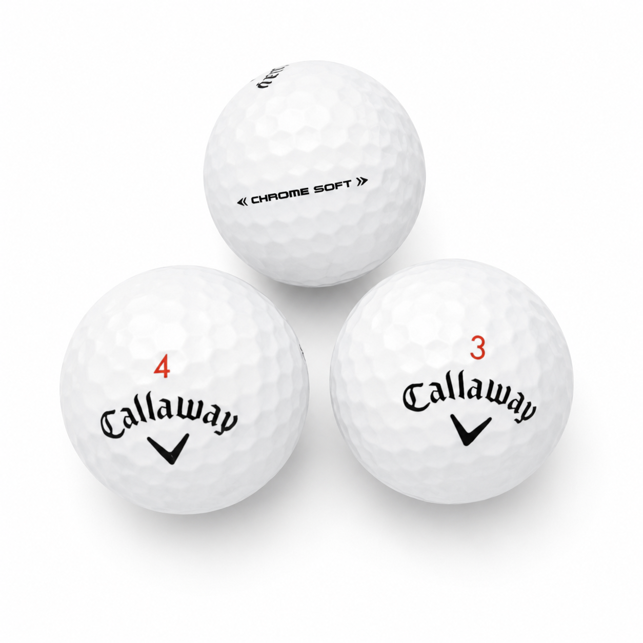 Callaway Chrome Soft lake balls grade A