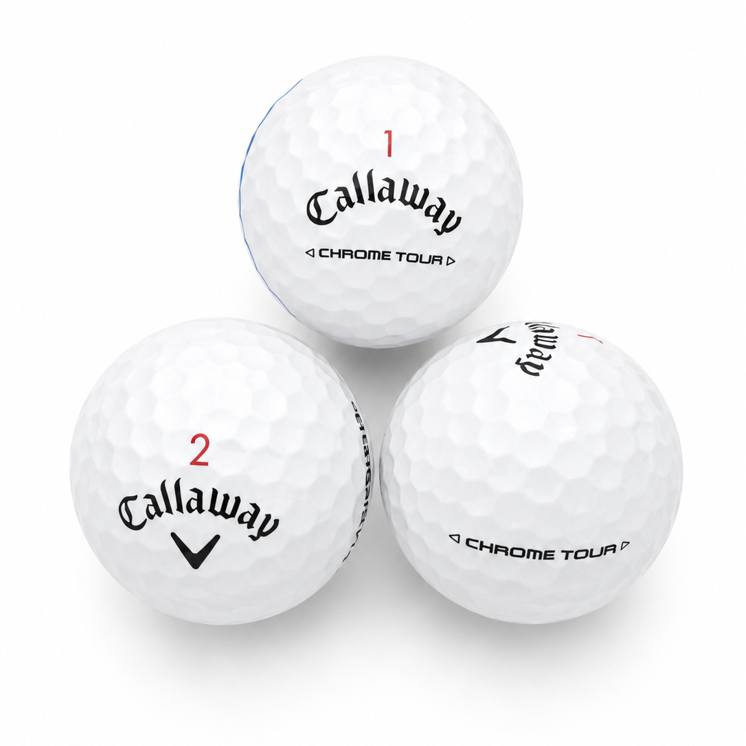 Callaway Chrome Tour lake balls grade A
