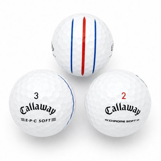 Callaway Triple Track ERC Soft and Chrome Soft mix lake balls grade A