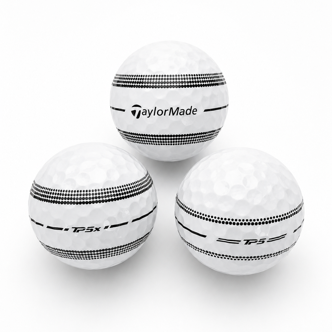 TaylorMade TP5 and TP5x Stripe mix lake balls grade A